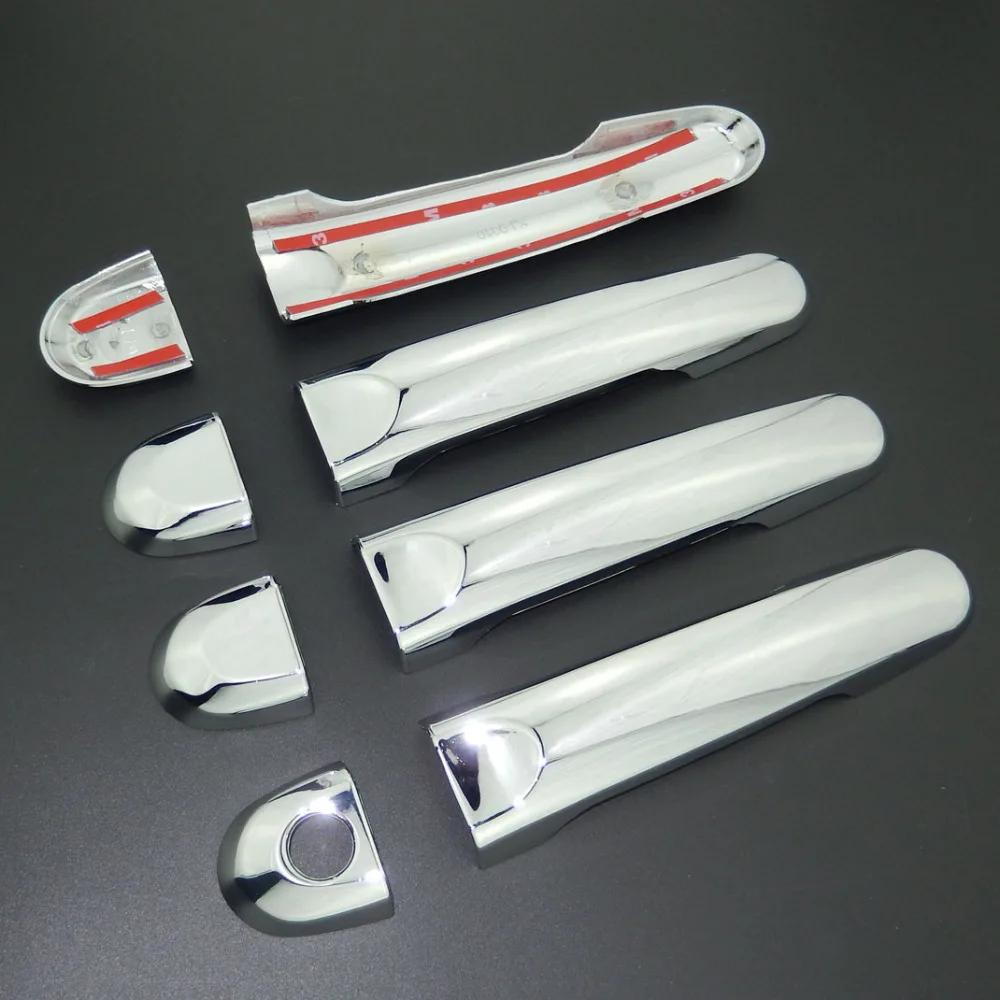 For Nissan Note / Versa Note 2nd Gen 2012-2018 Car Styling Chrome Door Handle Cover Trim & Door Bowl Cover Trim 2013 2014 2015