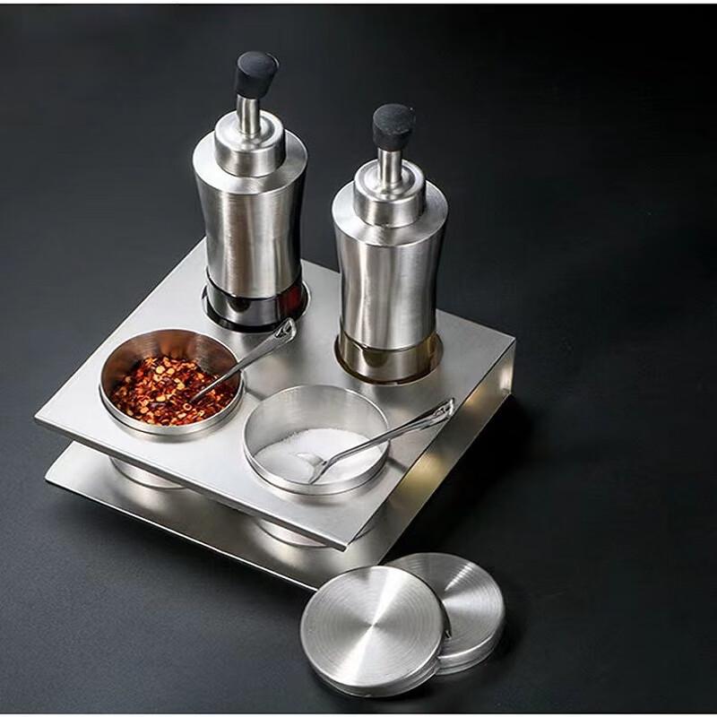 Mailang 304 Stainless Steel Tabletop Seasoning Set