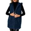 Women's Sleeveless Open-Front Fuzzy Vest Cozy Outerwear for Fall and Winter
