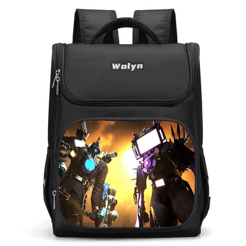 Trendy Oxford Cloth Backpack For Elementary School Students Large Capacity Design