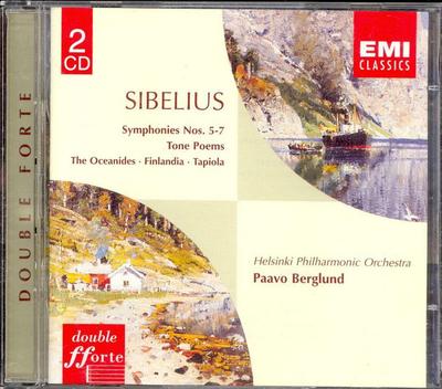 CD JEAN SIBELIUS, HELSINKI PHILHARMONI - Symphonies Nos.5-7, Tone Poems 724356864627 EMI Classics 1996 Europe Classical Used
