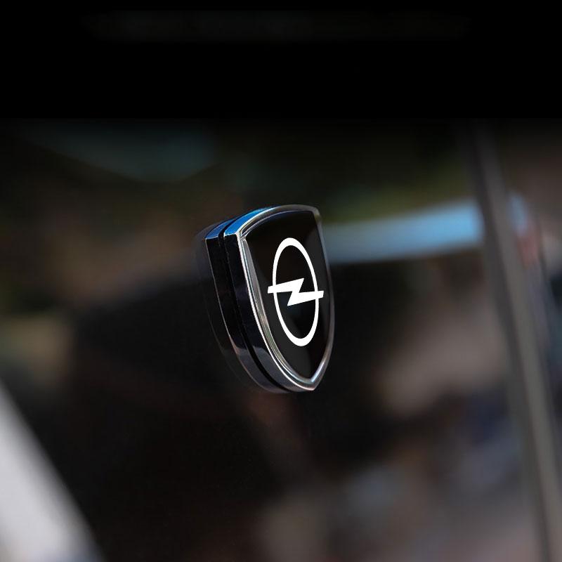 1Pcs 3D Metal Auto Door Shield Emblem Car Body Badge Sticker Styling For Opel Astra H G Corsa Insignia Astra Antara Meriva Zafira Interior