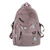 Fashion Big Student Backpack New Badge Rucksack Girls School Bag High Capacity Women Backpack Female Cute Leisure Travel Mochila