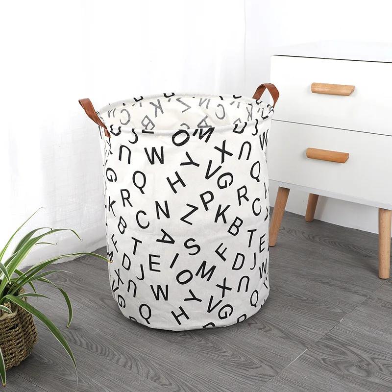 Clothing Laundry Basket Bag Folding Laundry Basket Large Capacity Clothes Storage Bag Hamper Collapsible Clothes Toy Basket