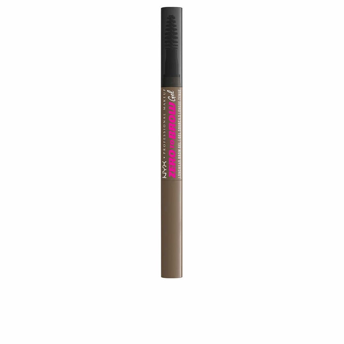 

Nyx Zero To Brow Volumizing Eyebrow Gel No. 02 Ash Brown 2 Ml TU прозрачный