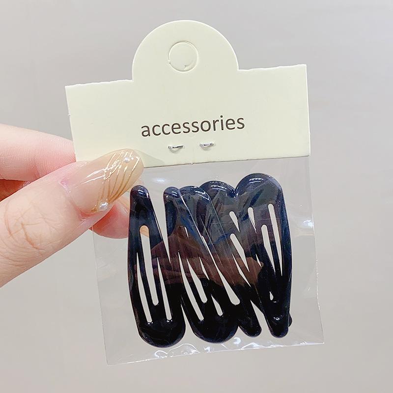 

5 шт./набор в упаковке, симпатичные однотонные заколки для волос в форме капли воды для девочек, шпильки BB, базовые заколки, детские модные аксессуары для волос