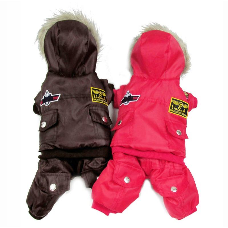 Winter Pet Clothing, Thick Cotton-padded Clothes for Autumn and Winter, Down Corgi Four-legged Dog Clothes