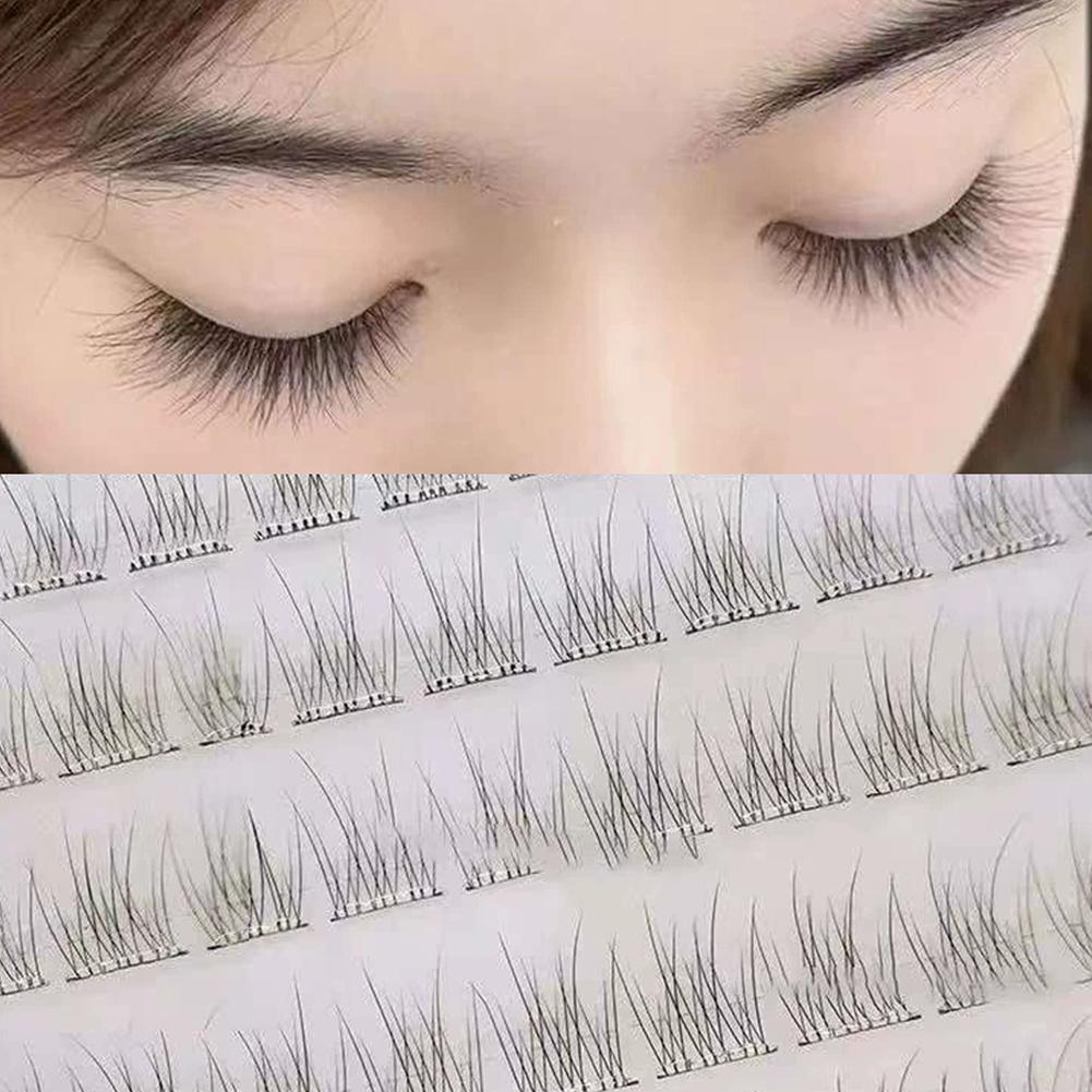 36/120pcs Self-Adhesive False Eyelashes, Natural Long DIY Individual Eyelashes Extension, Single Cluster Segmented Eyelash