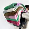New Colored Mohair Scarf Fashion High-end Thickened Plaid Scarf Scarf Shawl