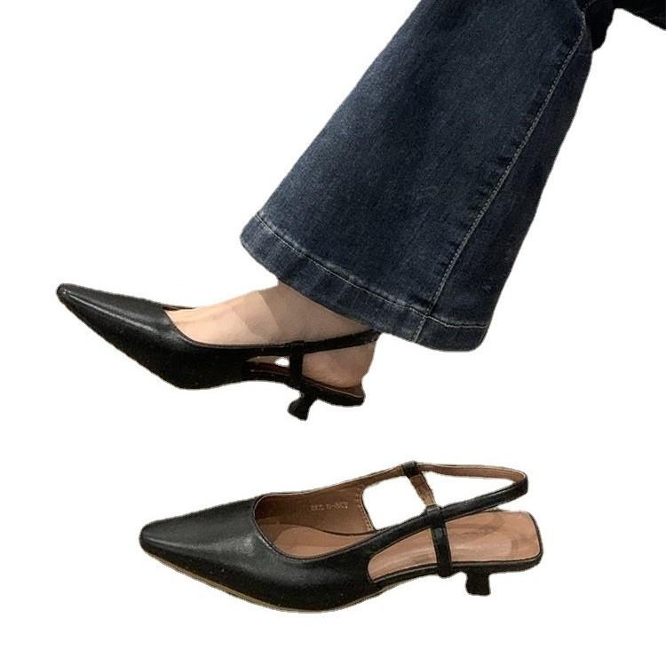 ZA handel zagraniczny 2025 francuskie wysokiej klasy płytkie modne buty damskie w delikatnym stylu seksowne wszechstronne i wygodne na miejscu