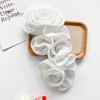 Applique in pizzo con fiori 3D, per maglioni, camicette, decorazioni fai da te, toppa con ricamo, fiori sul petto, accessori per abbigliamento, abiti da festa per matrimoni