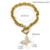 Fashion Butterfly Bownot Bracelet for Women Girls Stainless Steel Gold Silver Color Rhinestone Bracelets Jewelry Gifts