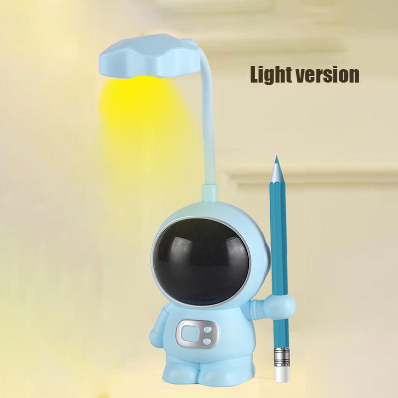 2 stücke Nette Cartoon Schreibtisch Lampe Multifunktionale Stift Halter Augenschutz Bunte Nachtlicht Für Schlafzimmer Nacht Lesen
