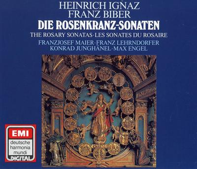 CD HEINRICH IGNAZ FRANZ BIBER FRANZJO The Rosary Sonatas 7492448 Deutsche Harmon 1987 Europe Classical Used