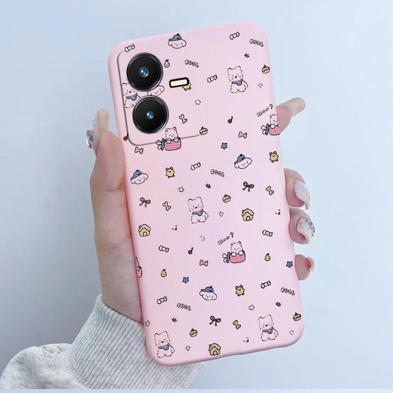 Case For Vivo Y22 Y22s Y35 Cute Astronaut Panda Soft TPU Silicone Phone Cover For vivoY22s Y 22s V2206 V2207 Y 35 V2205 Coque