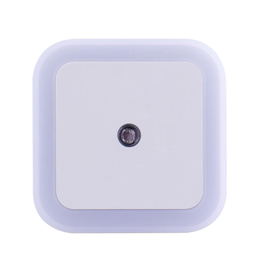 Buy White LED Square Sensor Control Nightlight Home Security Decor ...