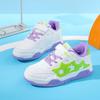 Student Board Shoes Spring and Autumn Casual Shoes Classmates New Leather Surface Children Large Sports Shoes Children Velcro Boys