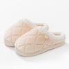 Cotton Slippers Winter 2025 New Indoor Home Home Home Heating Plush Couple Thick Bottom Spring and Autumn Good