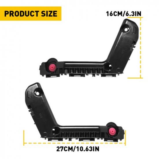 2X For Toyota Corolla 2017 2018 Front Bumper Side Bracket Right & Left Side