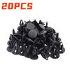 20-100Pcs Car Bumpers Clip Plastic Push Rivet Trim Clips Auto Clips Plastic Rivets for Ford Wheel Arch Linings Mudguard Buckles