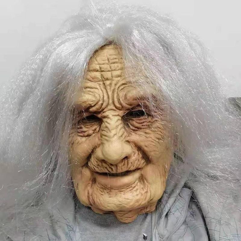 Halloween Latex Granny Mask For Cosplay And Costume Parties