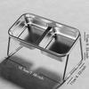 Anti Slip Pet High Footed Bowl Stainless Steel Pet Water Feeder Container  Wet Dry Food