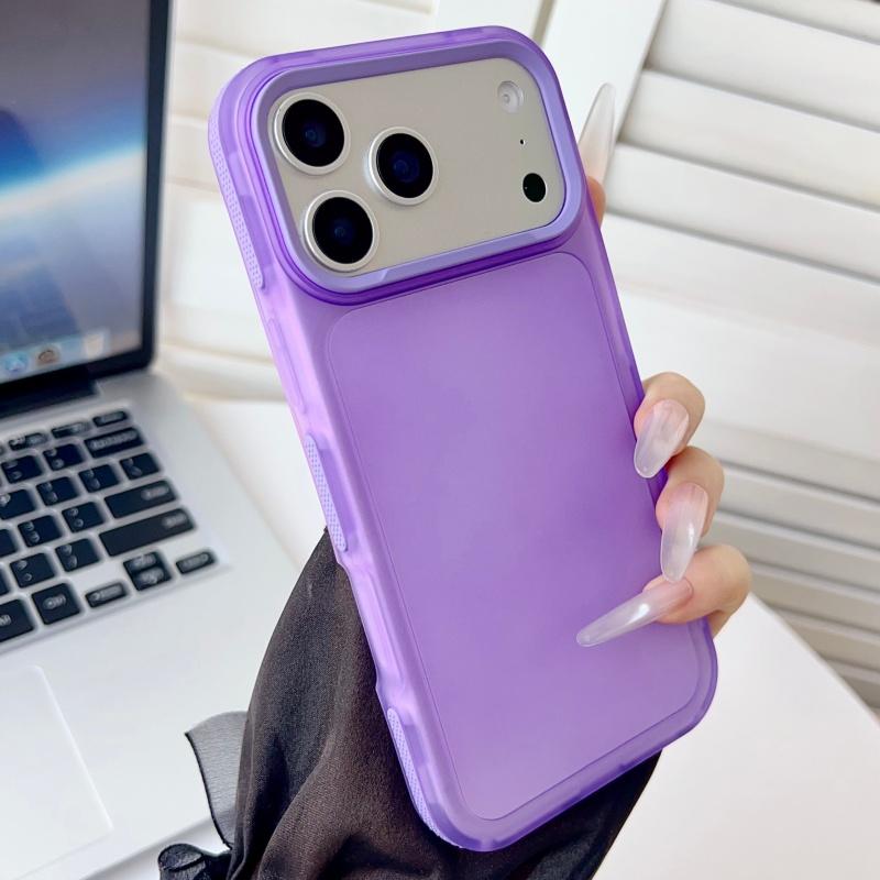 

Luxury Translucent Candy Armor Case for iPhone 17 Air 16 15 14 13 12 11 Pro Max Plus Shockproof Matte TPU Clear Phone Cover Capa iPhone 15 Pro Max
