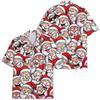 Fashion Unisex Shirts Christmas Thanksgiving Santa Skeleton Turkey Print Shirt Tops Casual Party Tops Street Retro Men's Women's Shirt