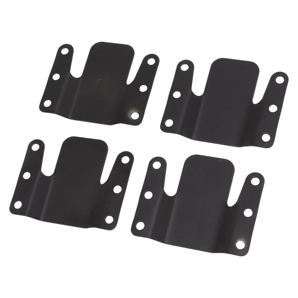 4PCS/8PCS Black Color Bracket Iron Interlocking Connector Sofa  Furniture Assembly