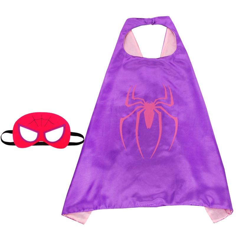 Superhero Cloak Adult Children Cape With Mask For Ultimate Halloween Costume Experience