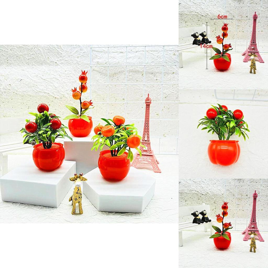 Künstlicher Obstbaum Bonsai mit Spritzgussdesign zur Heim- und Bürodekoration