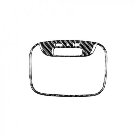 Carbon Fiber Interior Rear Overhead Light Cover Trim For Mitsubishi Lancer