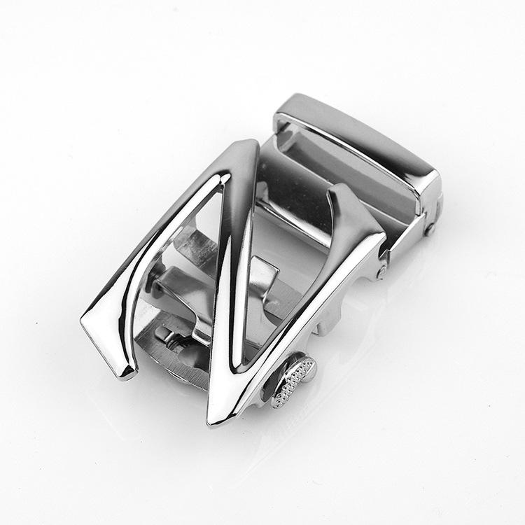 Men's Automatic Buckle Leather Belt