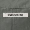 SEVEN BY SEVEN Gray 800-5110012 Nylon Silk Fishtail Coat/M-65 coat M GrayUsed