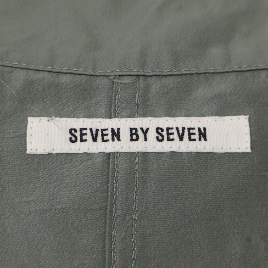 SEVEN BY SEVEN Gray 800-5110012 Nylon Silk Fishtail Coat/M-65 coat M GrayUsed
