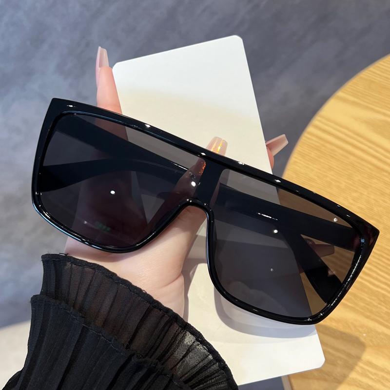 8pcs Oversized Square Sunglasses Women Men One Piece Goggle Brand Sun Glasses Outdoor Eyewear Cycling Driving Shades Sports