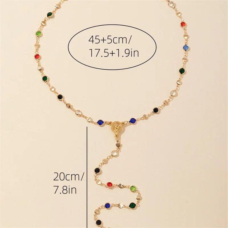Bohemian Long Y-Shaped Necklaces for Women Metal Clavicle Chain Gold Color Choker Holiday Party Jewelry Necklace Gift Collar