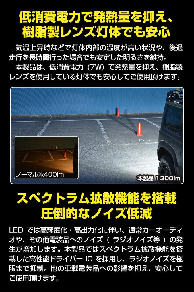 IPF 703BL Back Lamp LED for Cars, T16, 1,300 lm, 6,500 K, White, ,