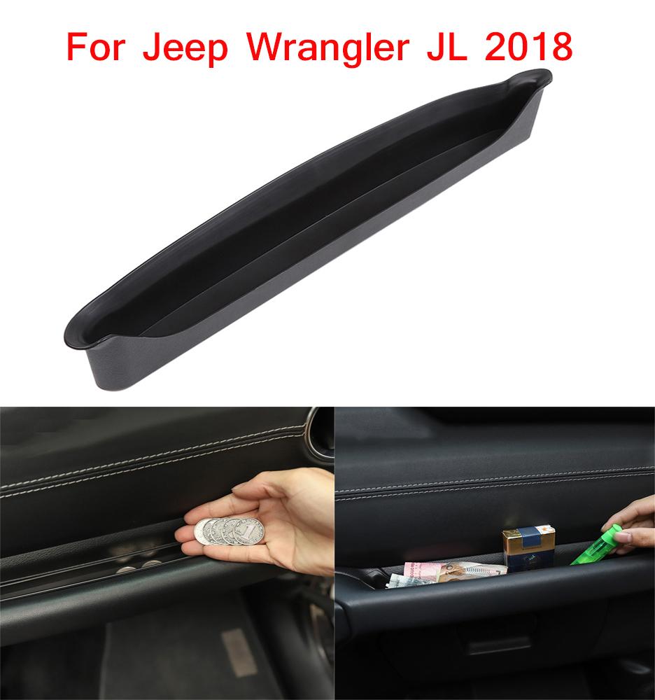 Car Inner Co-pilot Armrest Storage Box Handle Case For Jeep Wrangler JL 2018