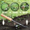 Stainless-steel Hand-operated Weeder Garden Outdoor Hand Weeding Tool Removal Farmland Puller Dandelion Digging Lawn Weeder Transplant