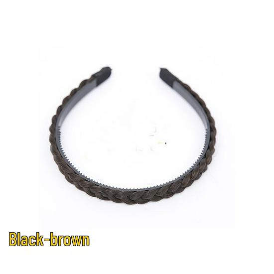 Korean Braided Non-Slip Toothed Hairband for Bangs