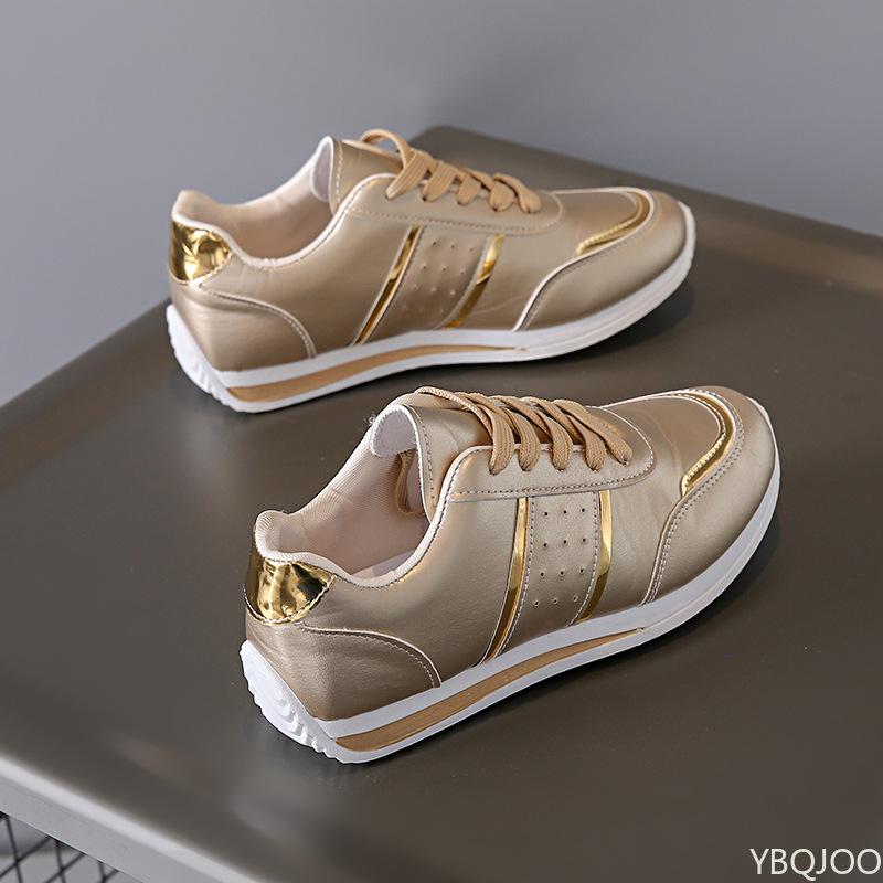 Fashion New European and American Sports and Leisure Shoes Large Size Thick Soled Versatile Luxury Vulcanized Women's Shoes Sneakers