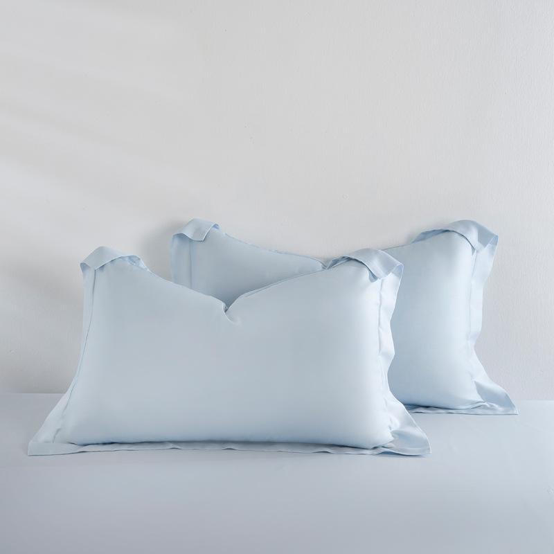 Solid color Class A 100 Tencel pillowcases Silky smooth summer cool ice silk pillowcases 48X74cm silk pillowcases
