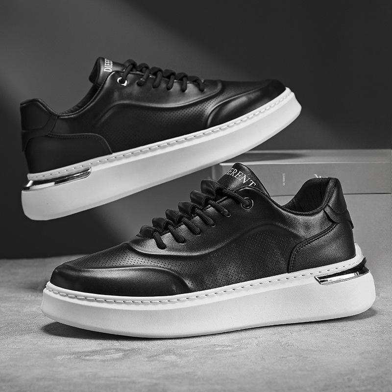 

Дышащая спортивная и повседневная обувь, модная и универсальная, на толстой подошве и увеличивающая рост обувь 44 чёрный