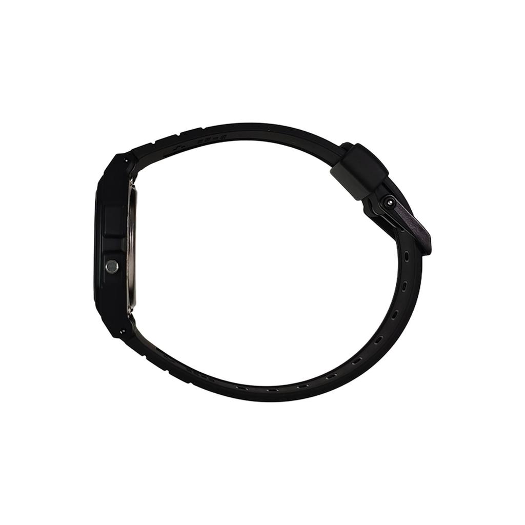 CASIO Custom Collection Quartz Movement Resin Strap Watch Unisex Black Dial F-91W-1(Watch5--)