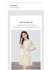 French Quiet Luxury Water-Soluble Lace-Chiffon Pleated Summer Dress