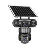 15MP 8K 360 Grad Wifi Solar IP-Kamera Drei Linsen Außen IP66 Wasserdicht Nachtsicht Zwei-Wege-Audio Personenerkennung Sicherheitskamera CCTV-Überwachung