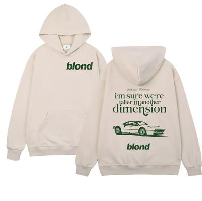 Rapper Frank New Album Print Hoodie Men's Women Hip Hop Blond Long Sleeve Sweatshirt Fashion Ocean Oversized Hoodies Streetwear