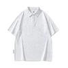 Men's Summer Tie-Dye Short-Sleeve Polo Shirt - Breathable, Casual, Korean Style Lapel T-shirt