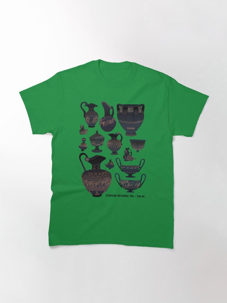Europe Etruscan Bucchero Pottery Classic T-Shirt